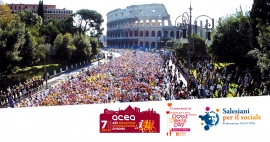 Italia – “Salesiani per il Sociale” alla Maratona internazionale di Roma per sostenere la casa famiglia “Stella del Cammino”