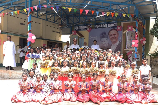 India – La Famiglia Salesiana incontra il Rettor Maggiore presso il centro “Don Bosco Beatitudes”