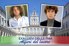 Italy – Premio “Alfieri del trabajo” a dos Exalumnos FMA