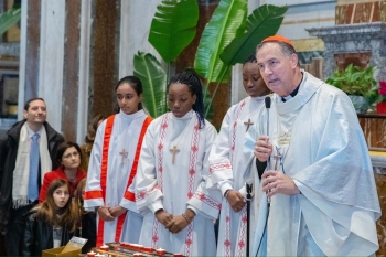 Italy – Cardinal Ángel Fernández Artime at Sacro Cuore for the Immaculate Conception Mass