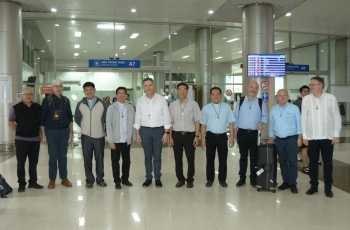 Vietnam - Accueil au Centre d'Exercices Spirituels « Don Bosco » à K'Long pour les participants à la Visite d'Ensemble