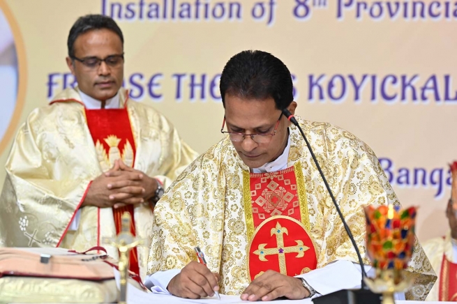 India - Installation of new Provincial of Bangalore Province