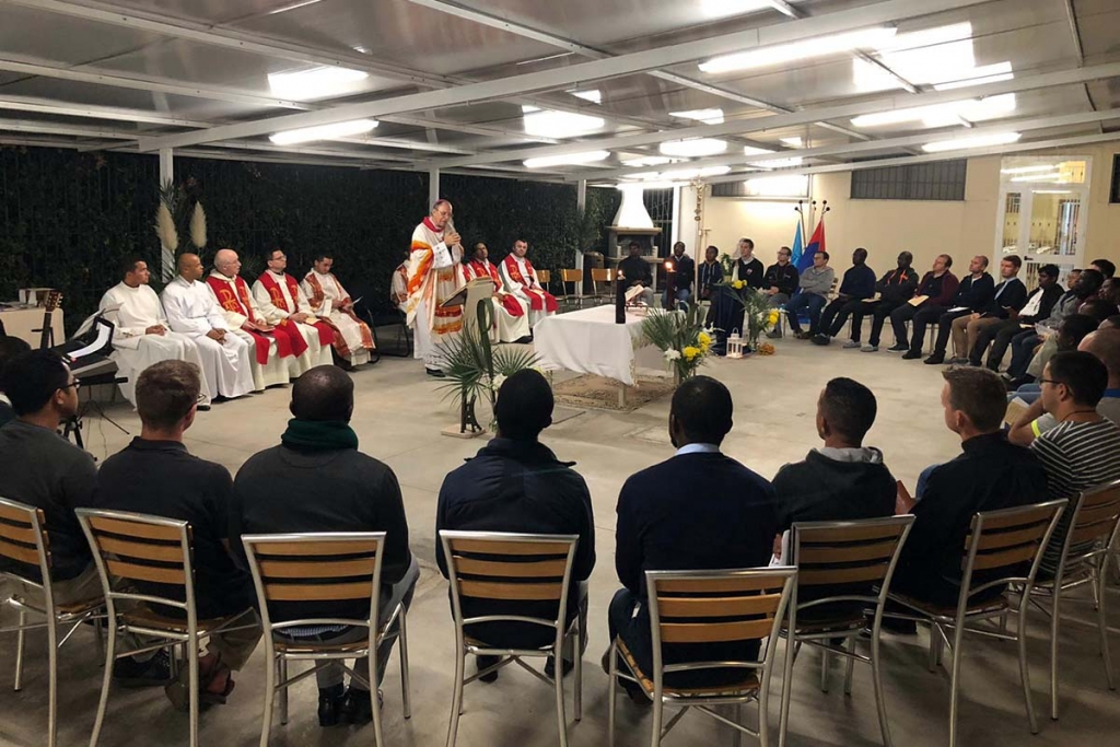 Italy - Mons. Giovenale celebrates Eucharist with Theology students