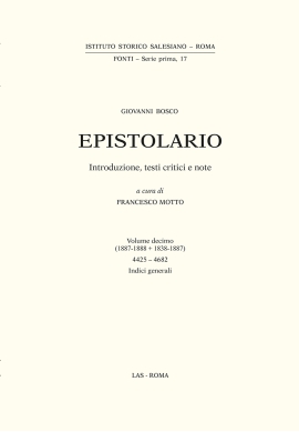 Italia – Completata l’edizione critica dell’Epistolario di Don Bosco, un testo imprescindibile per la storia salesiana
