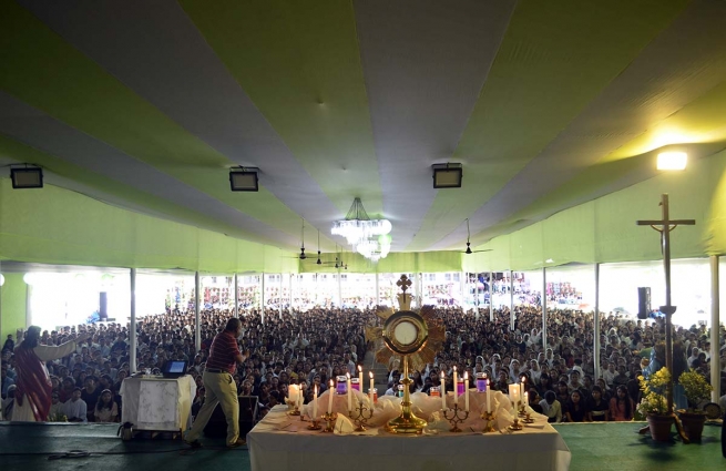 Índia - Retiro espiritual anual para os jovens do "St. Anthony’s College"