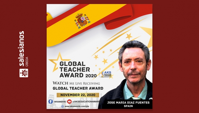 Spain – International recognition for José María Díaz, professor at Salesian Institute in Úbeda