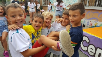 Italia - Niños de verano en el oratorio "Don Bosco" de Alejandría