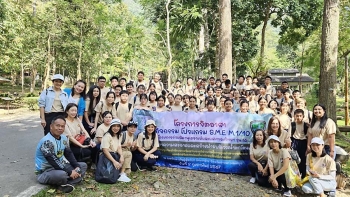 Thailand – Students, teachers and parents volunteer for the nature conservation of the "Ton Nga Chang Wildlife Sanctuary"