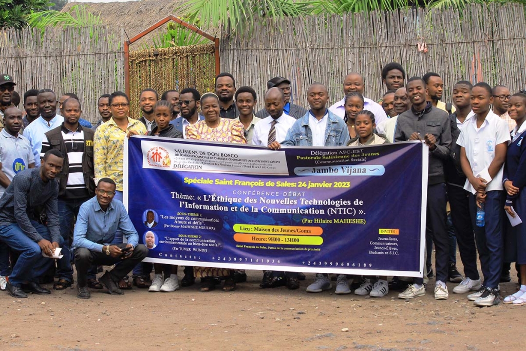 R.D. Congo – I Salesiani di Goma organizzano la festa di San Francesco di Sales per giornalisti e comunicatori