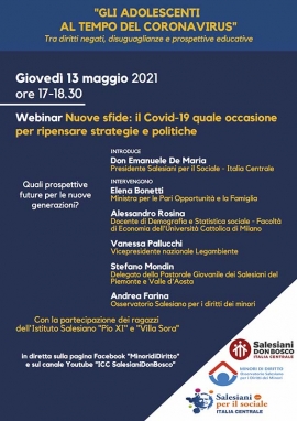 Italia – “Nuove sfide: il Covid-19 quale occasione per ripensare strategie e politiche”