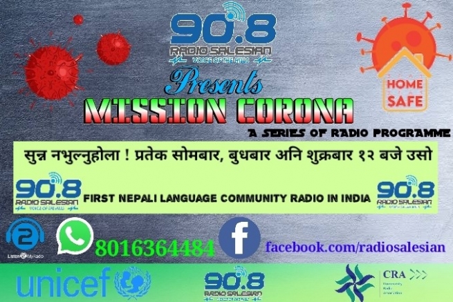 India – Radio Salesian Darjeeling to Partner UNICEF Sponsored 'Mission Corona' in Nepali