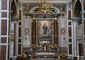 Włochy – Ołtarz Maryi Wspomożycielki: „Ołtarz płaczu Księdza Bosko”