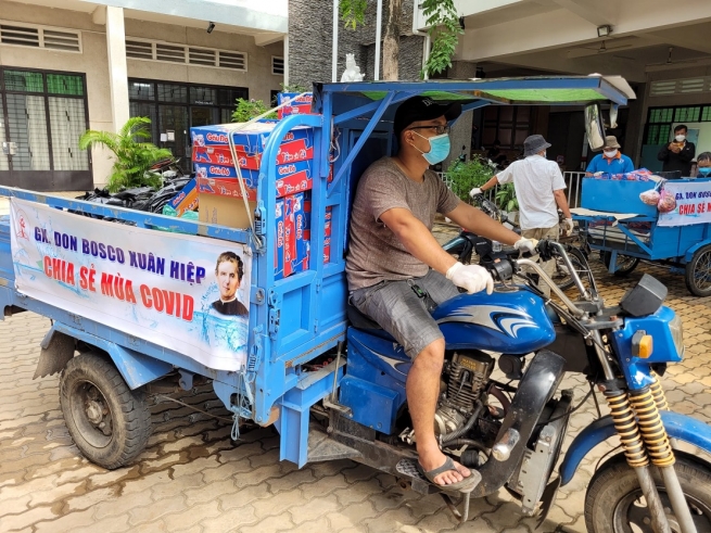 Vietnam - Les aides des Salésiens en temps de pandémie