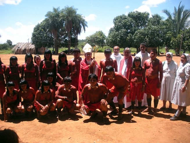 Brazil - Xavantes receive the sacraments of Christian initiation