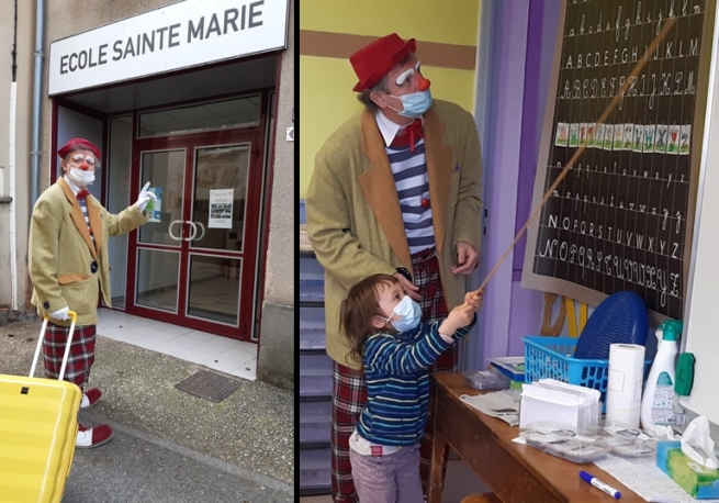 France – Pédagogie salésienne : mais que se passe-t-il à l’école quand vient Papi le clown ?