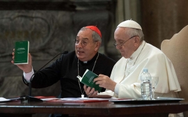 Italy - Lent Time: Pope Francis illustrates "the passionate and jealous love" of God