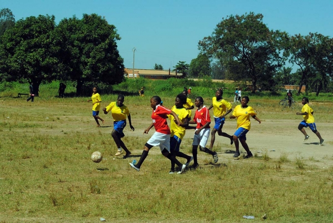 D. R. Congo - Football under the volcano