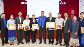 Laos – Certificates and medals of honor for Salesian Family representatives