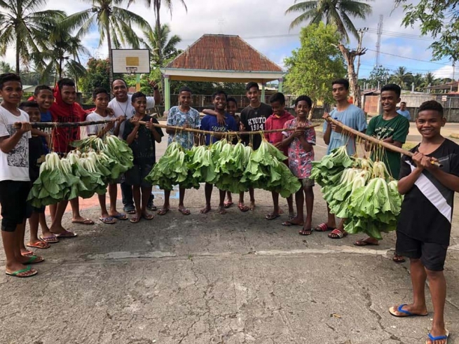 Timor Est – I raccolti dell’orto dei salesiani di Los Palos