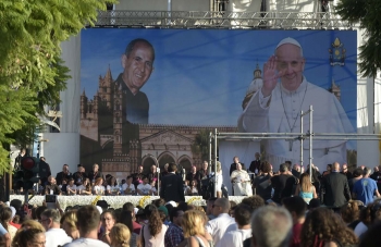 Italy - Pope Francis meets the young