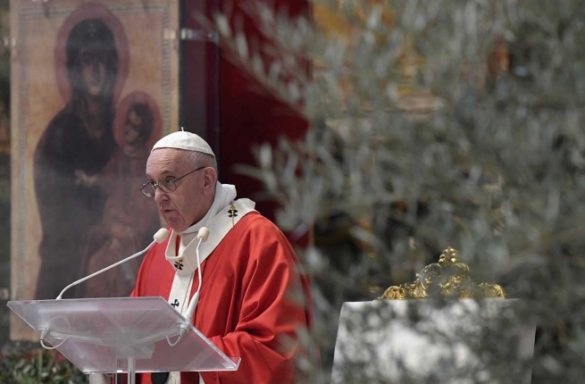 Vaticano - Domingo de Ramos, Papa Francisco: “Redescubrir que la vida no sirve, si no se sirve”