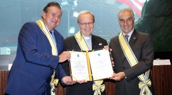 Brésil - Le Recteur de l'Université Catholique Don Bosco de Campo Grande reçoit la plus haute distinction de l'État du Mato Grosso du Sud