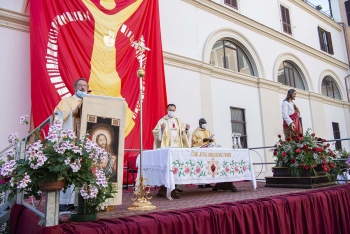 Italy – Sacred Heart Feast Day in Sacred Heart Basilica built by Don Bosco