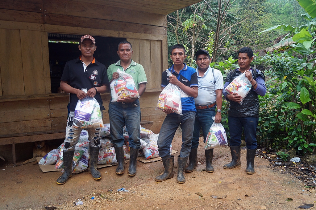 Guatemala - Les Salésiens apportent plus de deux tonnes et demie de nourriture aux communautés autochtones des Q'eqchies
