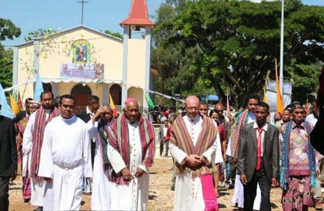 Timor Oriental – Bendicen una nueva iglesia en la Estación Misionera Ossoqueli