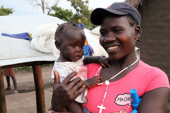 Uganda - Josephine, a young refugee mother in Uganda, dreams of peace in South Sudan