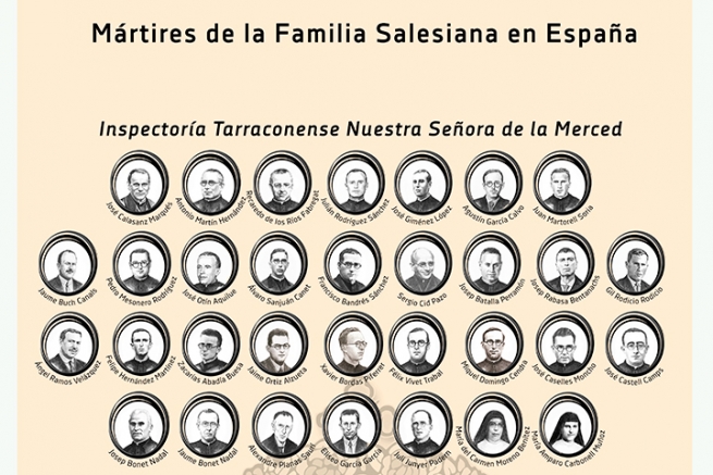 Los mártires españoles e la Familia Salesiana