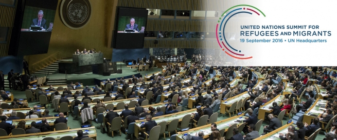 ONU – Presença Salesiana no vértice da ONU. Declaração de Nova Iorque sobre Migrantes e Refugiados